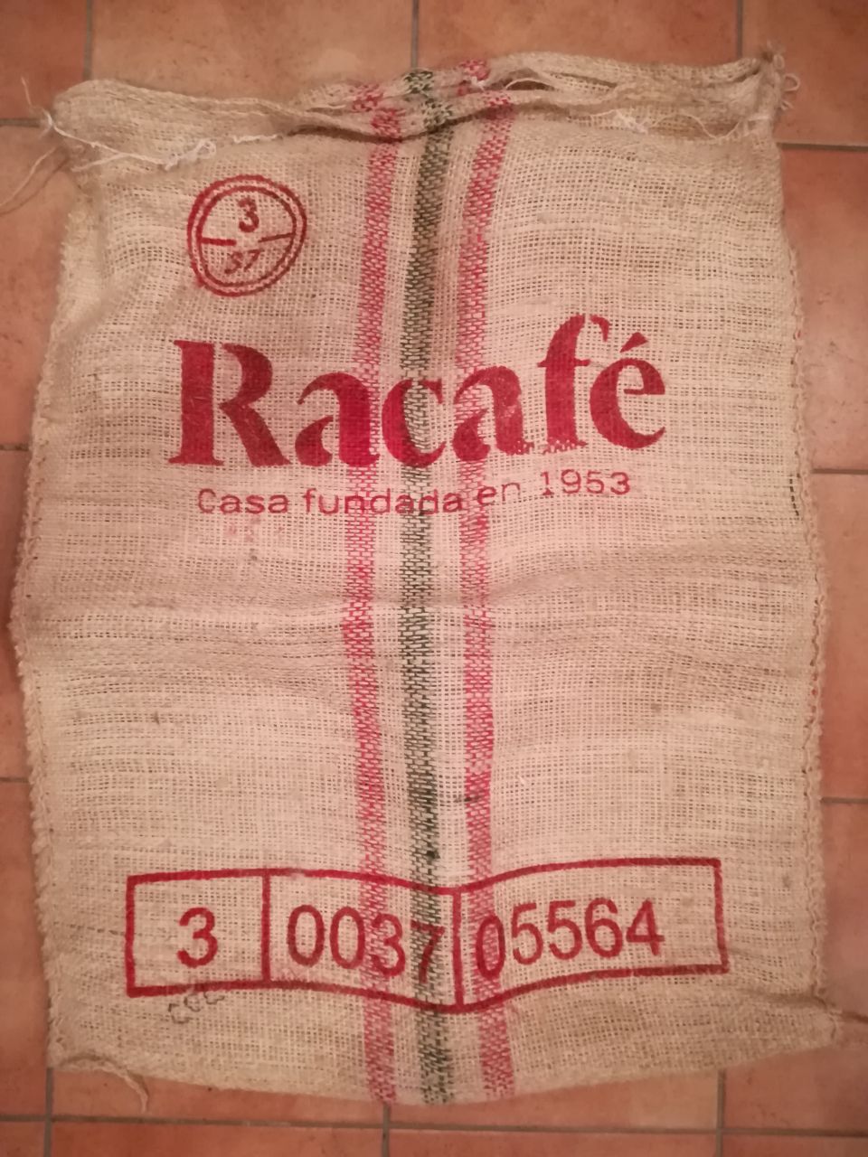 Sac à Café En Toile De Jute 70 Kg – Vintage – Idéal Pour Déco Ou Détournement